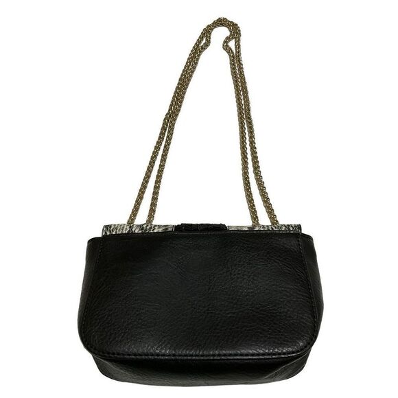 INC Marlin Chain Strap Shoulder Bag. Snakeskin and beaded detail. - Picture 8 of 11